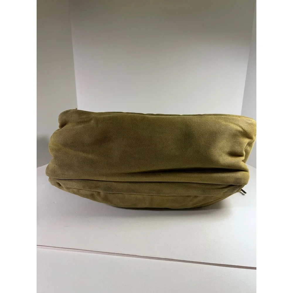 Filson 258 Rugged Twill Padded Briefcase Computer Bag Canvas Leather OtterGreen